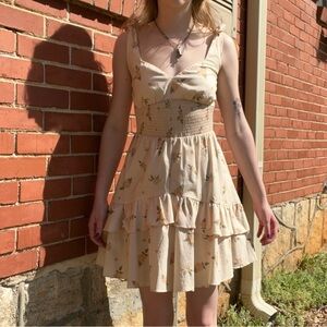 Backyard Roses Floral Dress